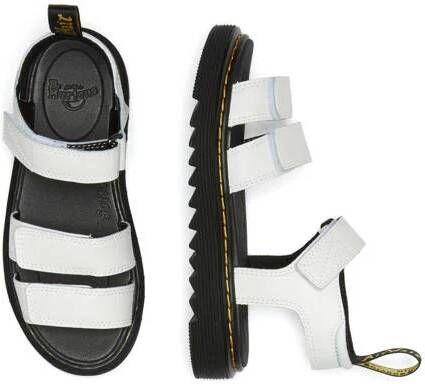 Dr Martens Dr. Martens Klaire J White T Lamper leren sandalen wit - Foto 2