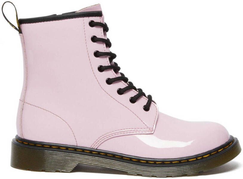 Dr. Martens 1460 J Pale Pink Patent Lamper lakleren veterboots lichtroze 35 - Foto 4