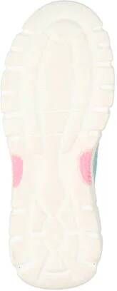 DWRS Pluto leren sneakers met pailletten roze blauw Meisjes Leer Meerkleurig 35 - Foto 15