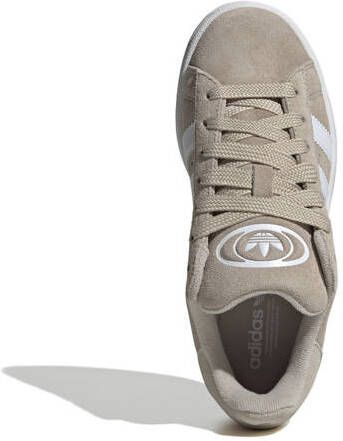 Adidas Originals Campus 00's suède sneakers beige wit gum Jongens Meisjes Leer 35 1 2