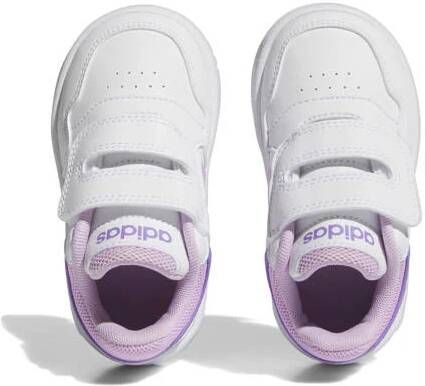 Adidas Sportswear Hoops 3.0 sneakers wit lila Jongens Meisjes Imitatieleer 22