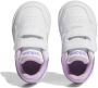 Adidas Sportswear Hoops 3.0 sneakers wit lila Imitatieleer 19 - Thumbnail 2