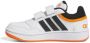 Adidas Originals Hoops 3.0 sneakers wit zwart oranje Imitatieleer 34 - Thumbnail 7