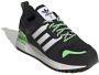 Adidas Originals ZX 700 sneakers zwart wit groen Mesh Meerkleurig 40 - Thumbnail 5