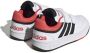 Adidas Originals Hoops sneakers wit zwart rood Imitatieleer 32 - Thumbnail 7
