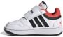 Adidas Sportswear Hoops 3.0 sneakers wit zwart rood Imitatieleer 23 1 2 - Thumbnail 6