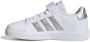 Adidas Sportswear Grand Court 2.0 EL sneakers wit zilver Imitatieleer 36 2 3 - Thumbnail 10