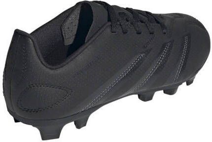 Adidas Performance Predator Club TxG Jr. voetbalschoenen zwart antraciet Jongens Meisjes Imitatieleer 36 2 3