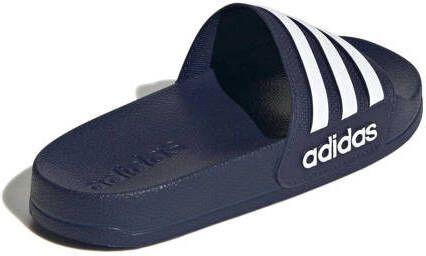 Adidas Sportswear Adilette Shower slippers donkerblauw wit Jongens Meisjes Rubber 28