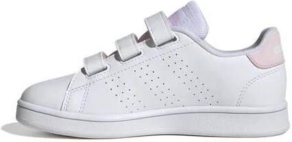 Adidas Sportswear Advantage CF sneakers wit lichtroze Jongens Meisjes Synthetisch 31