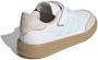 Adidas Sportswear Courtblock sneakers wit lichtblauw roze gum Jongens Meisjes Imitatieleer 35 - Thumbnail 9