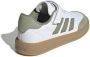 Adidas Sportswear Courtblock sneakers wit mosgroen gum Imitatieleer 28 - Thumbnail 10