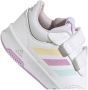Adidas Sportswear Tensaur sneakers wit lichtblauw lila Jongens Meisjes Imitatieleer 19 - Thumbnail 8
