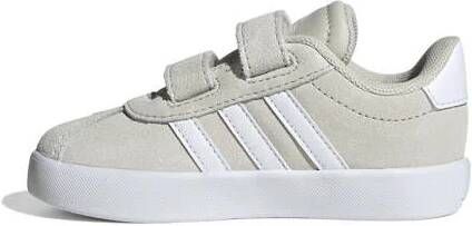 Adidas Sportswear VL Court 3.0 sneakers beige wit Jongens Meisjes Suede 25