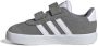 Adidas Sportswear VL Court 3.0 sneakers donkergrijs wit Suede 26 - Thumbnail 6