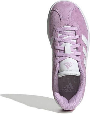 Adidas Sportswear VL Court 3.0 sneakers lila wit Paars Jongens Meisjes Suede 30