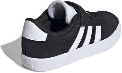 Adidas Sportswear VL Court 3.0 sneakers zwart wit Jongens Meisjes Suede 28
