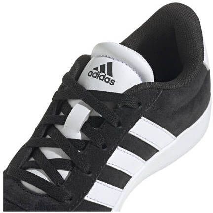 Adidas Sportswear VL Court 3.0 sneakers zwart wit Jongens Meisjes Suede 33