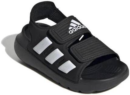 Adidas Sportswear waterschoen zwart wit Jongens Meisjes EVA Logo 24