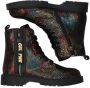 Braqeez Belle Boot Meisjes Biker Boots Multi Leer Veters - Thumbnail 5