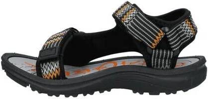 Braqeez sandalen zwart Jongens Textiel Meerkleurig 29
