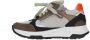Braqeez 424266-411 Jongens Lage Sneakers Bruin Grijs Zwart Nubuck Veters - Thumbnail 5