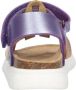 BunniesJR 224424-798 Meisjes Platte Sandalen Paars Multicolor Imitatieleer Klittenband - Thumbnail 4