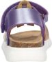 BunniesJR 224424-798 Meisjes Platte Sandalen Paars Multicolor Imitatieleer Klittenband - Thumbnail 9