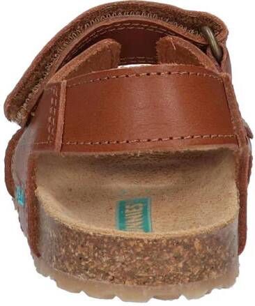 BunniesJR Brent Beach sandalen cognac Bruin Jongens Imitatieleer Effen 33