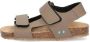 BunniesJR 224419-708 Jongens Platte Sandalen Taupe Imitatieleer Klittenband - Thumbnail 9