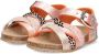 BunniesJR Becky Beach Meisjes Platte Sandalen Roze Print Imitatieleer Gesp - Thumbnail 7