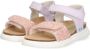 BunniesJR Bregje Beach Meisjes Platte Sandalen Lila Roze Imitatieleer Klittenband - Thumbnail 8
