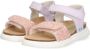 BunniesJR Bregje Beach Meisjes Platte Sandalen Lila Roze Imitatieleer Klittenband - Thumbnail 14