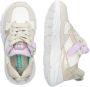 BunniesJR 224343-501 Meisjes Lage Sneakers Offwhite Lila Beige Imitatieleer Veters - Thumbnail 4