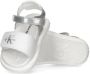 Calvin Klein sandalen zilver wit Meisjes Imitatieleer Logo 24 - Thumbnail 2