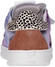 clic! leren sneakers lila Paars Meisjes Leer Meerkleurig 32