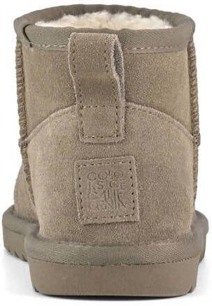 Colors of California suède enkelboots taupe Bruin Jongens Suede Effen 30