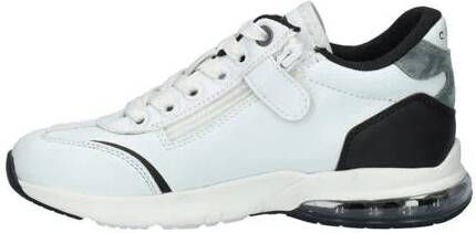 Cruyff Flash Runner sneakers wit zwart Jongens Imitatieleer Meerkleurig 36