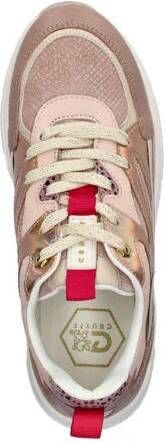 Cruyff Madina chunky leren sneakers roze Meisjes Leer Meerkleurig 38