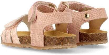 Develab leren sandalen roze Meisjes Leer Effen 20