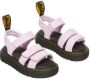 Dr. Martens Roze Leren Sandalen Zebrilus Editie Pink Heren - Thumbnail 4