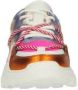 DWRS Jupiter leren sneakers wit multi Meisjes Leer Meerkleurig 32 - Thumbnail 5