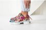 DWRS Jupiter tweed chunky leren sneakers beige fuchsia Roze Meisjes Leer 30 - Thumbnail 6
