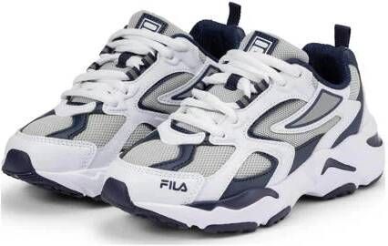 Fila CR-CW02 Ray Tracer Teens sneakers grijs donkerblauw wit Jongens Meisjes Mesh 38