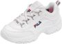 Fila Strada Teens Sneakers White Dames - Thumbnail 4