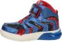 Geox Grayjay Spider-Man sneakers met lichtjes blauw rood - Thumbnail 5