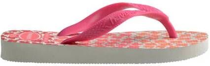 Havaianas Kids Flores teenslippers roze Meisjes Rubber 35 36