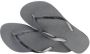 Havaianas Slim Sparkle II teenslippers met glitters grijs Meisjes Rubber 37-38 - Thumbnail 8