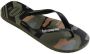 HAVAIANAS Blauwe Slippers Top Camu Kids - Thumbnail 7