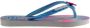 Havaianas Slim Glitter Slippers blauw Rubber Dames - Thumbnail 13